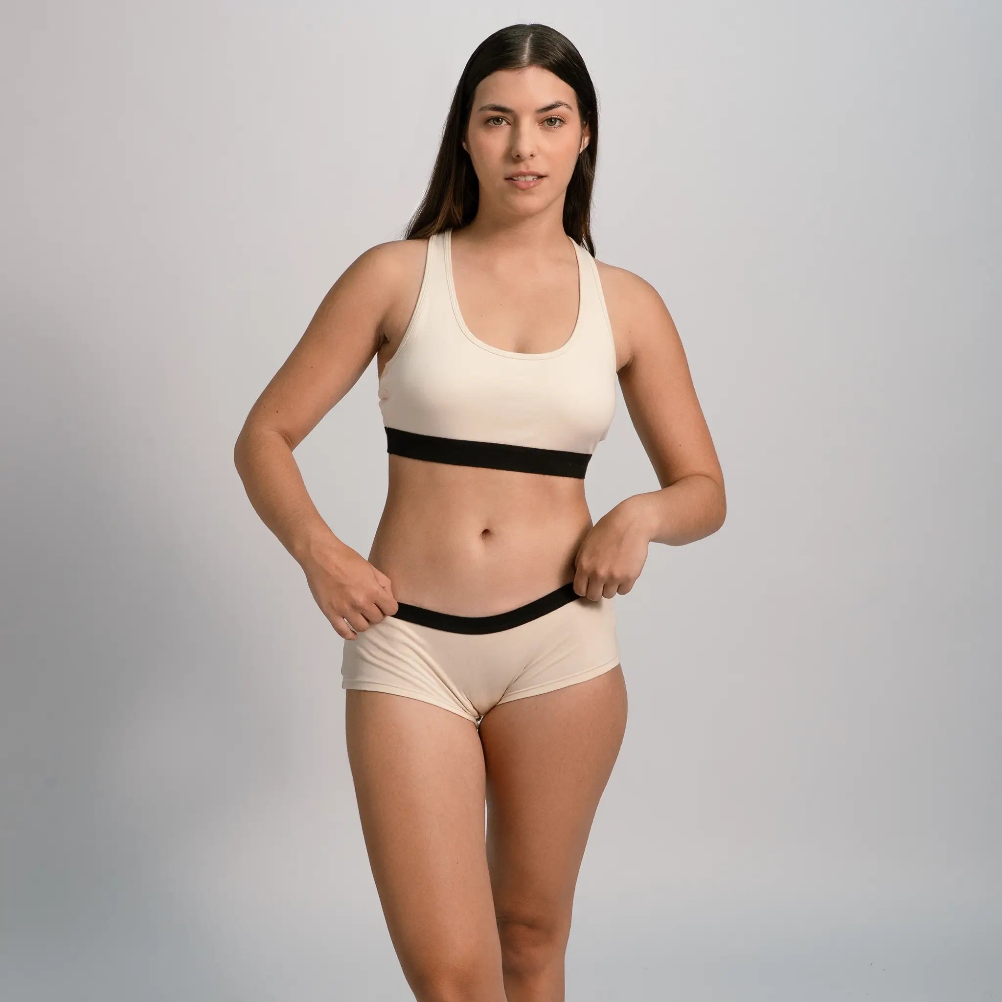 womens breathable panties color undyed