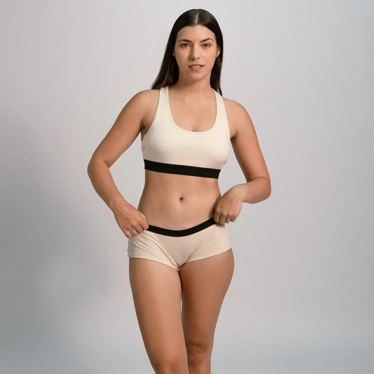 womens breathable panties color undyed