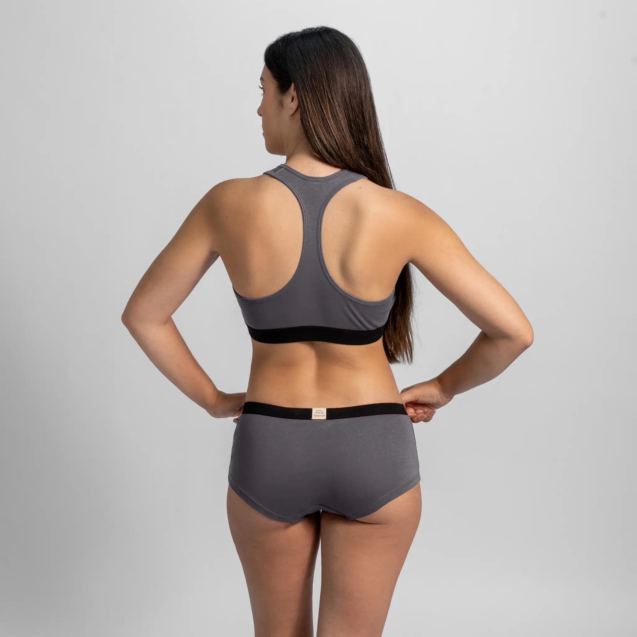 womens eco friendly panties color gray
