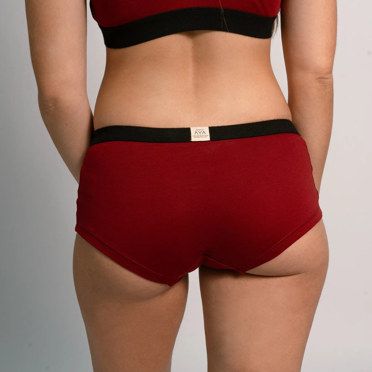 womens ultra soft panties color maroon