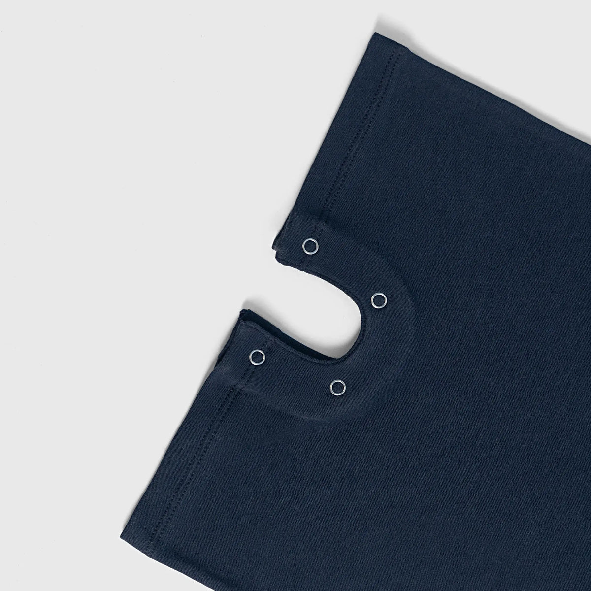 baby boys eco friendly sleeveless romper color navy blue