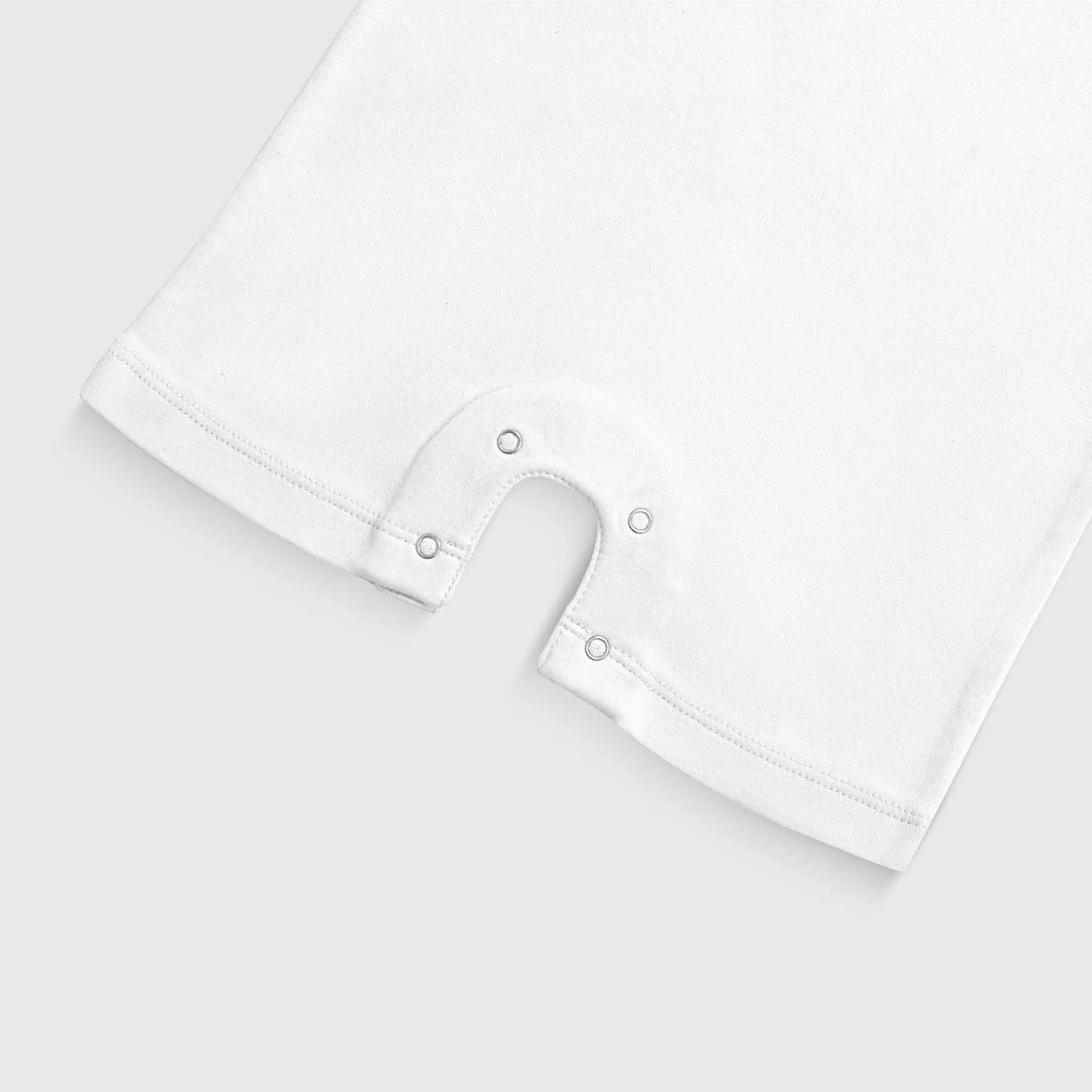 baby boys hypoallergenic sleeveless romper color white