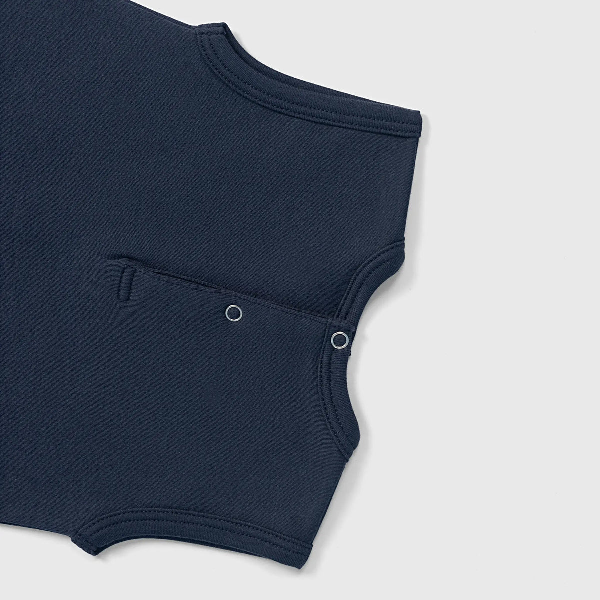 baby boys single origin sleeveless romper color navy blue