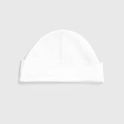 babys ecological cap color white