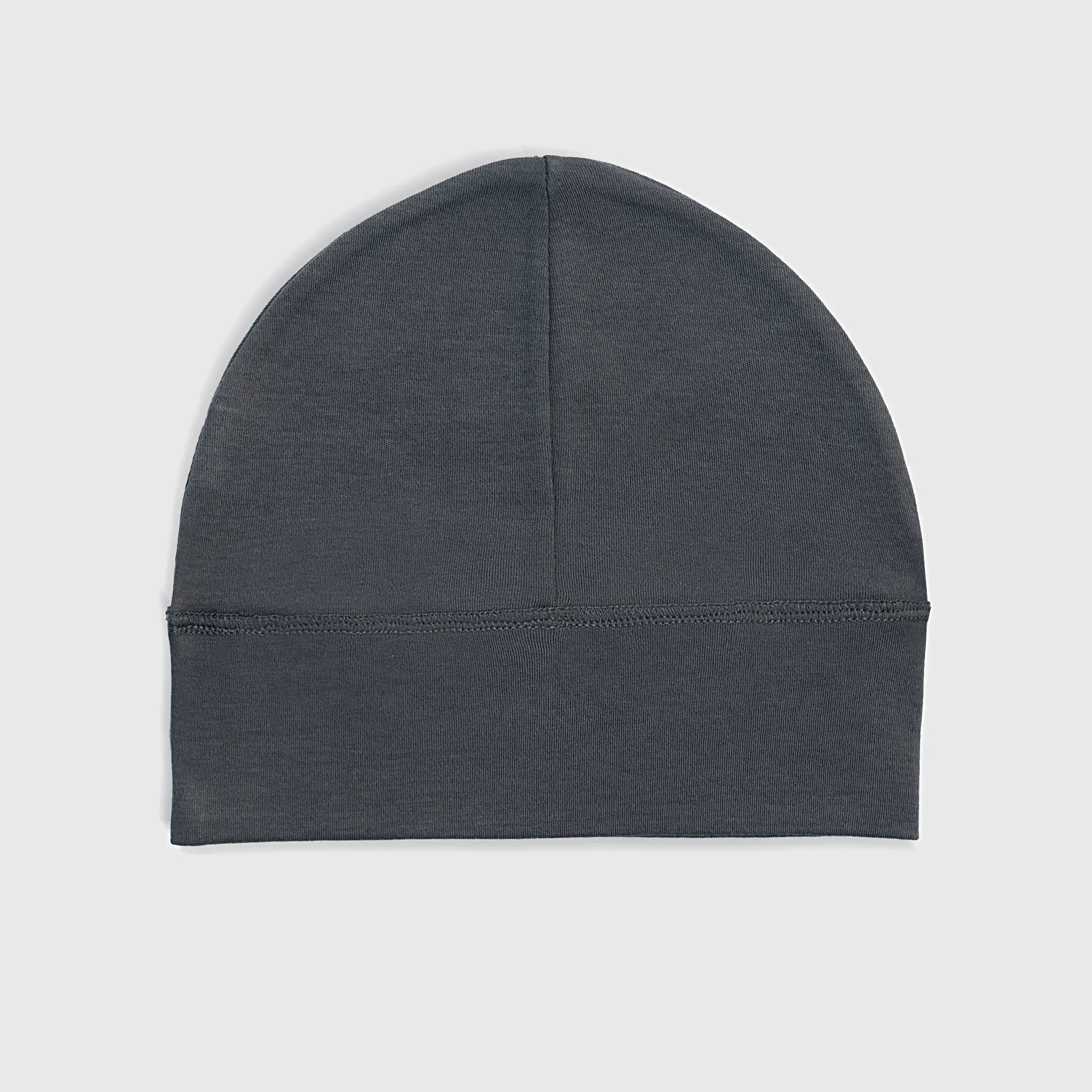 babys green cap color gray
