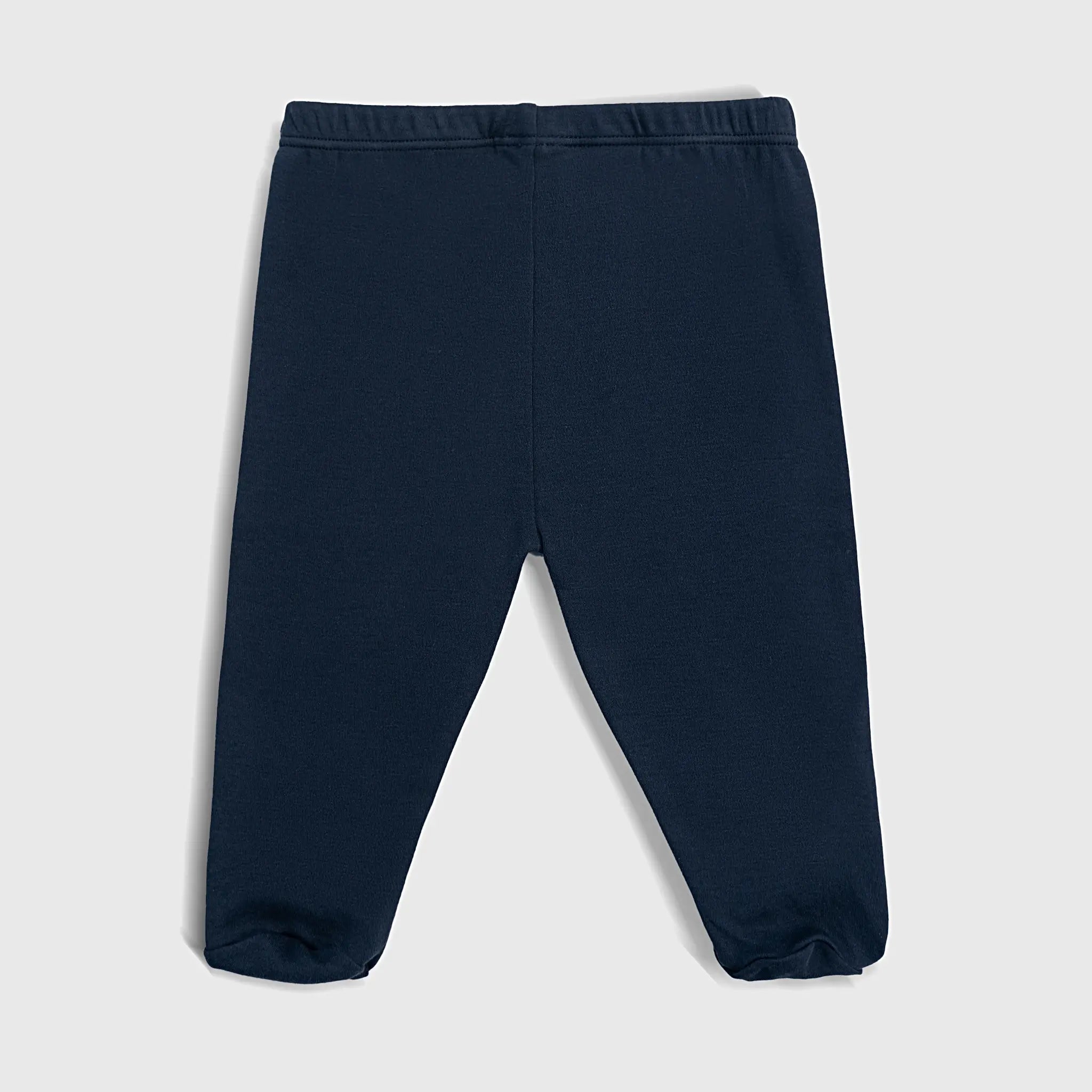 babys plastic free pants color navy blue