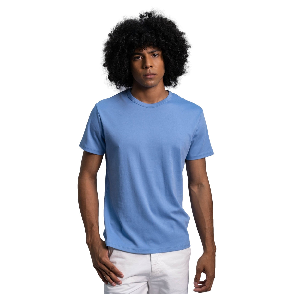 mens shirts color natural babyblue