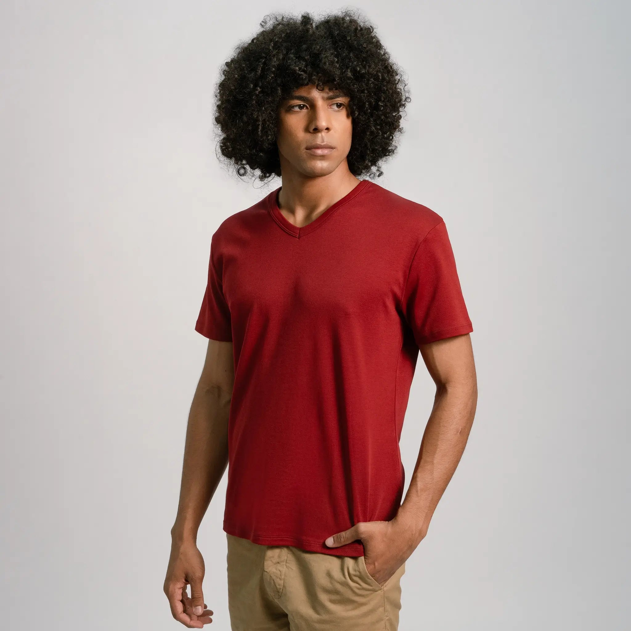 mens plain tshirt tshirt vneck color maroon