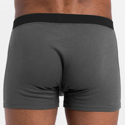mens ultra soft boxer briefs color gray