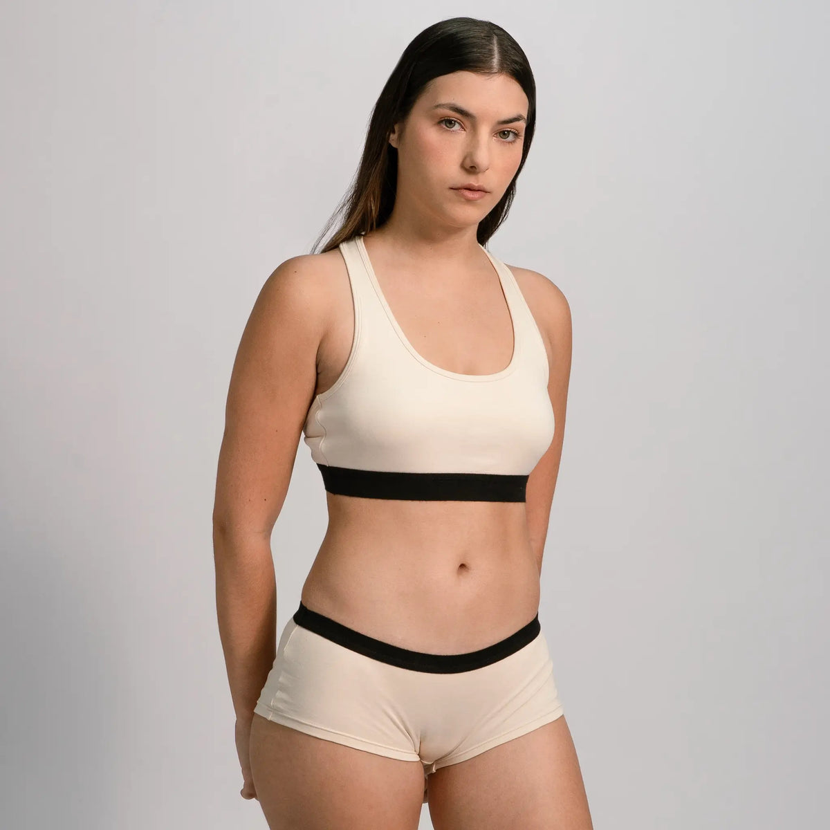 womens breathable sports bra color undyed