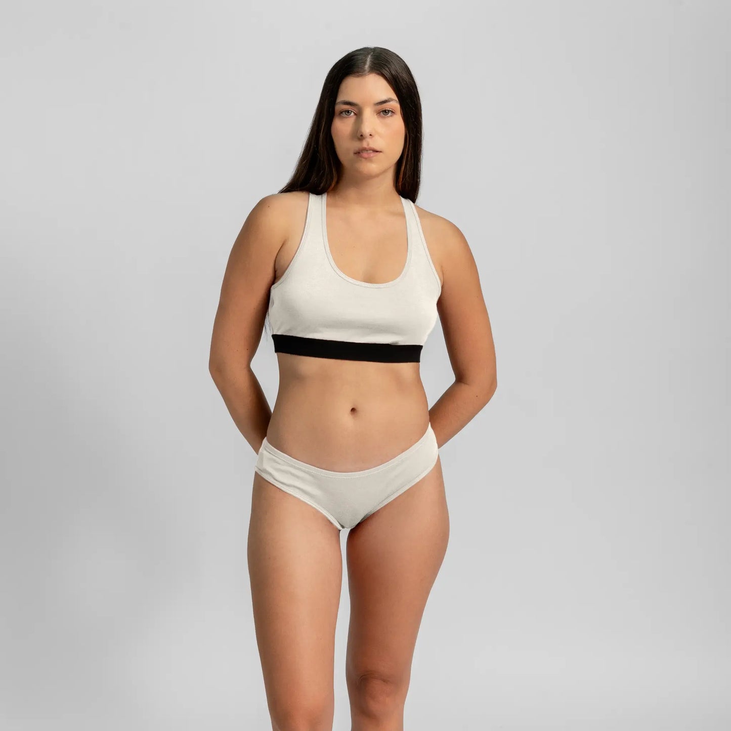 womens eco friendly thong color white