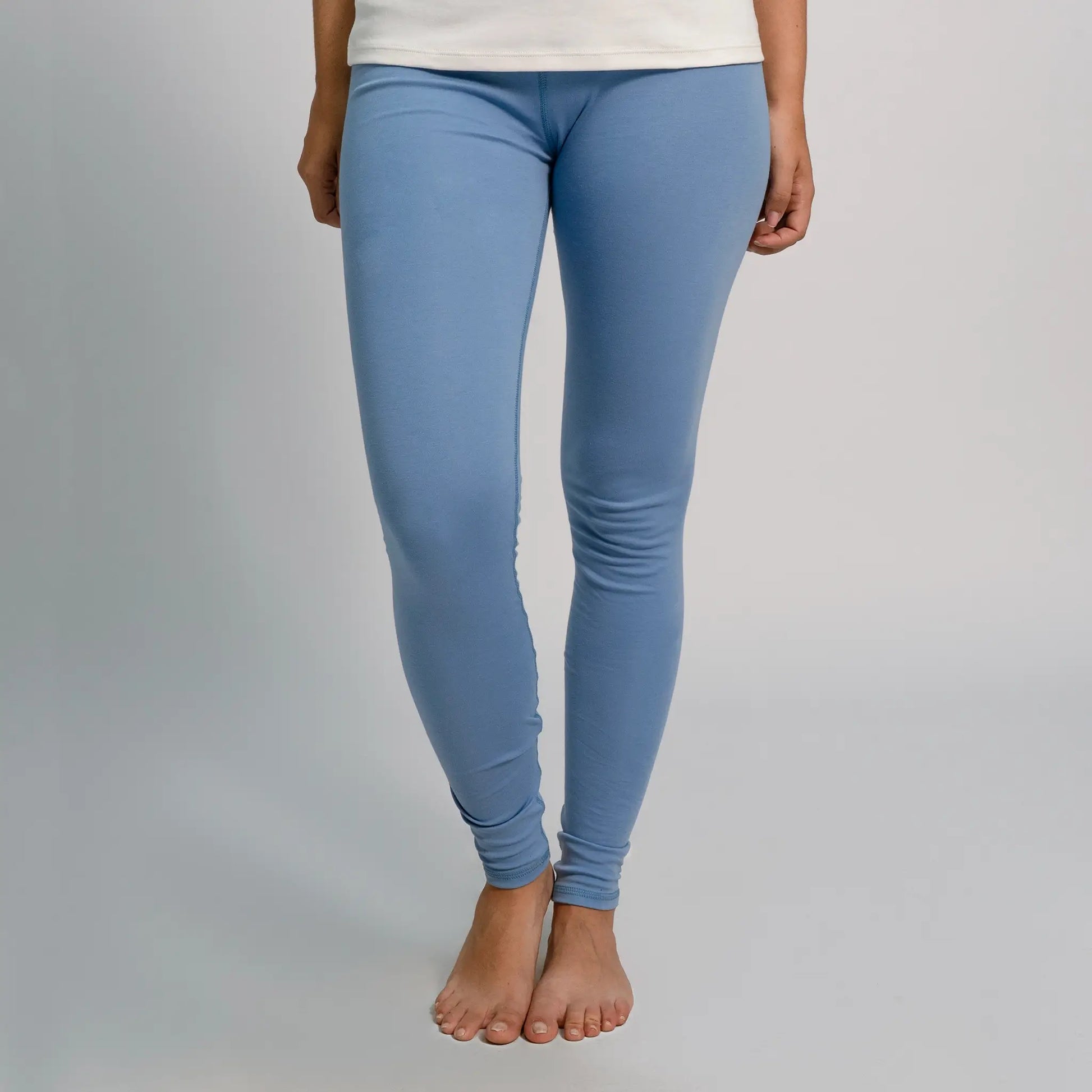 womens hypoallergenic leggings color sky blue