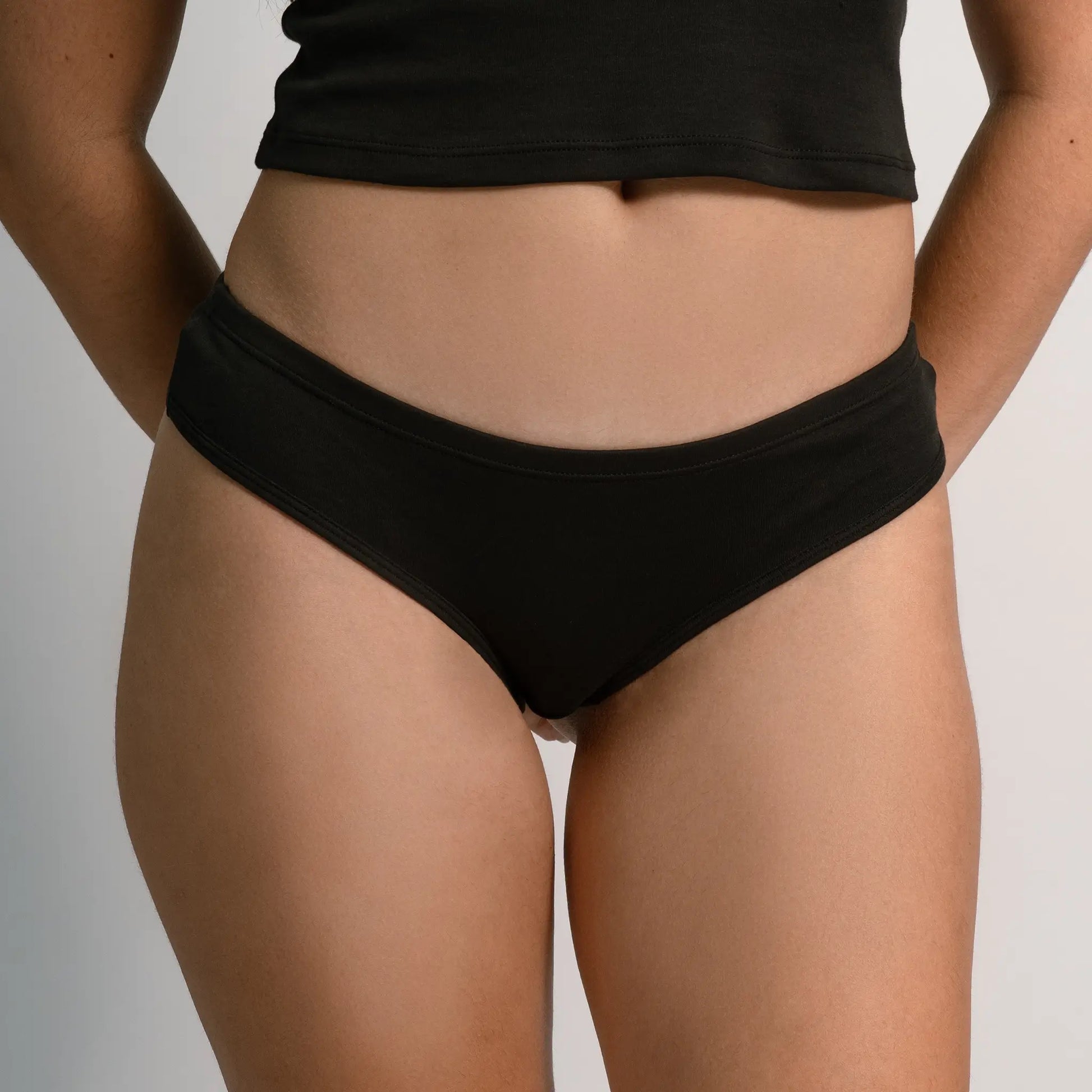 womens low impact dye thong color black