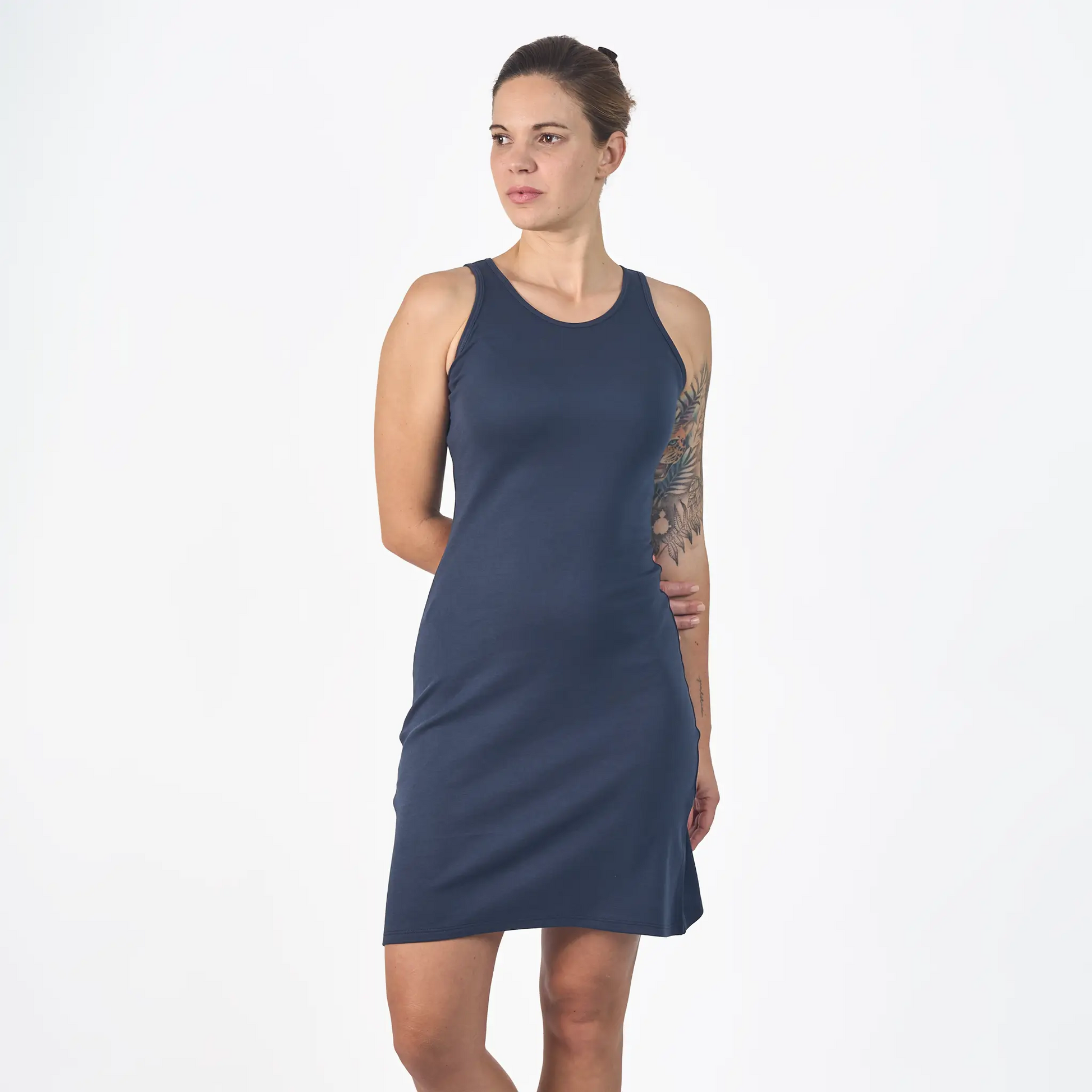 Women's Organic Pima Cotton Tank Dress Aya Eco Fashion EU Women's Organic Pima Cotton Tank Dress Aya Eco Fashion EU