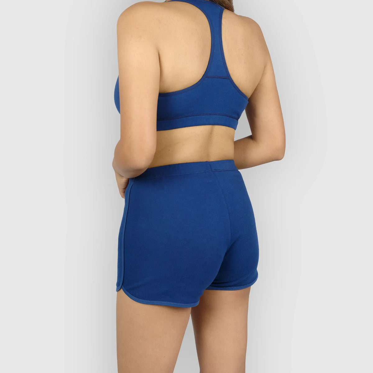 womens natural shorts color natural blue