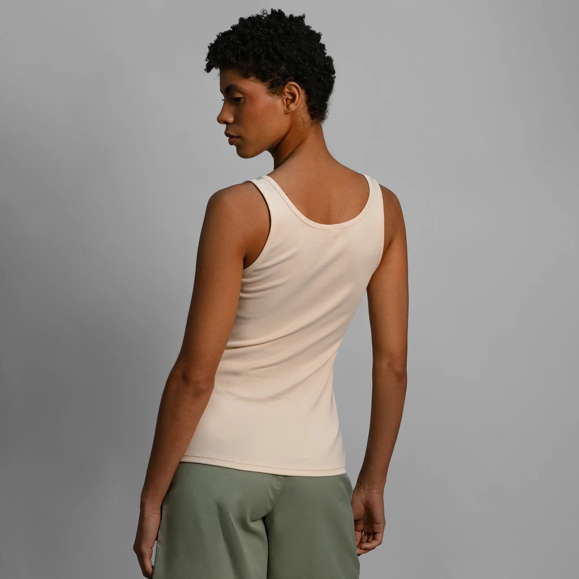 womens organic cotton tank top color undyed