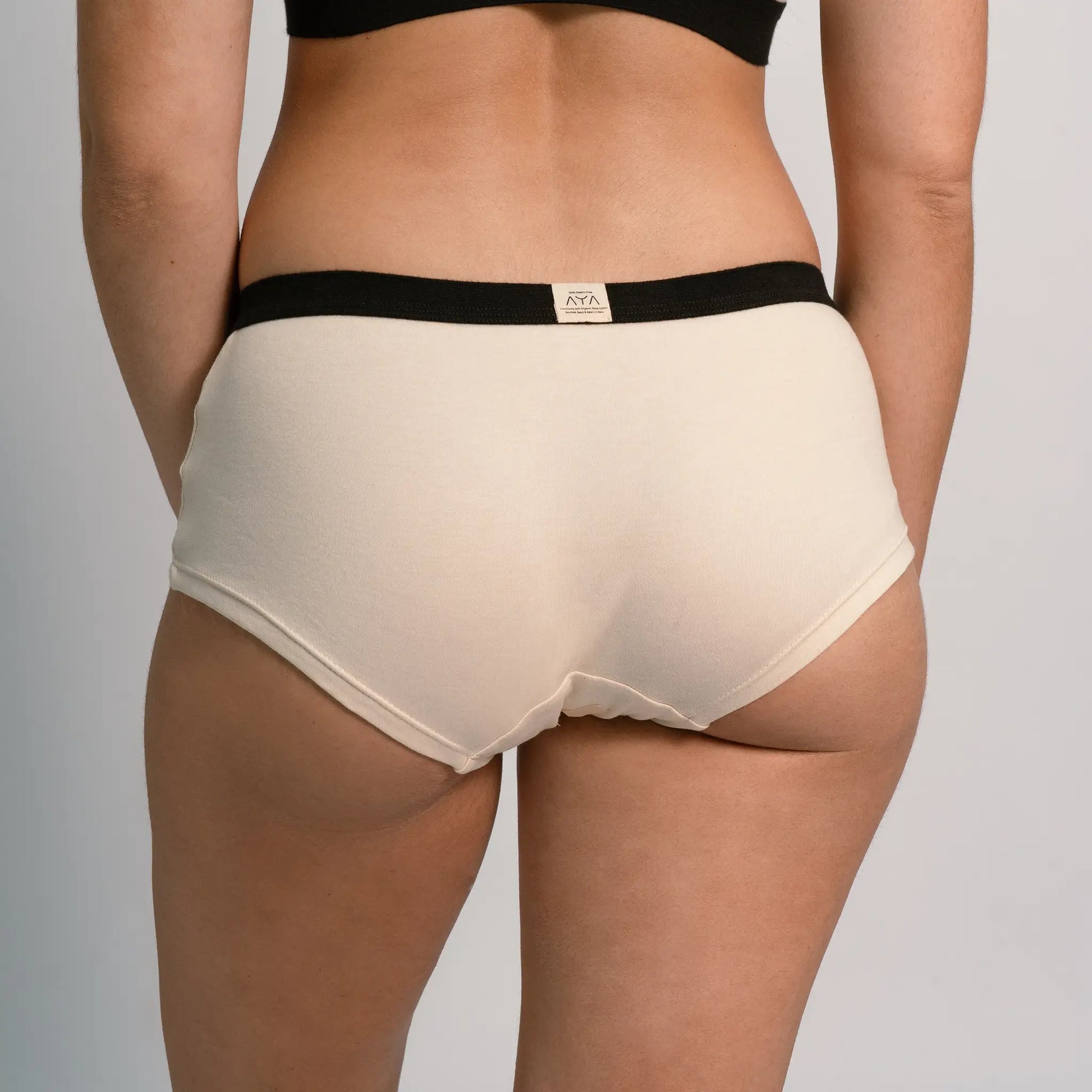 womens organic materials panties color undyed