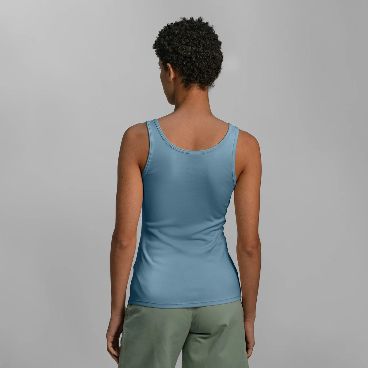 womens sustainable clothing tank top color natural babyblue