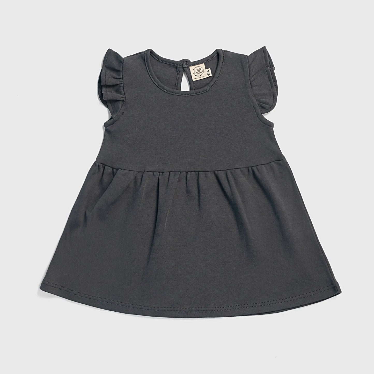 baby girl all occasions dress color gray