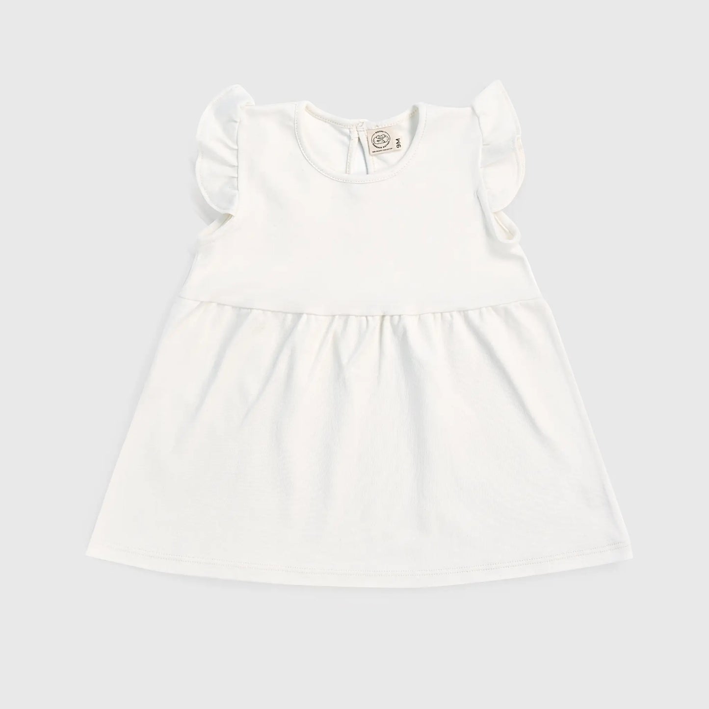baby girl comfortable dress color Undyed