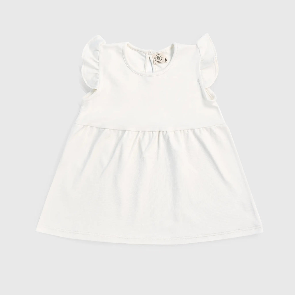 baby girl comfortable dress color Undyed