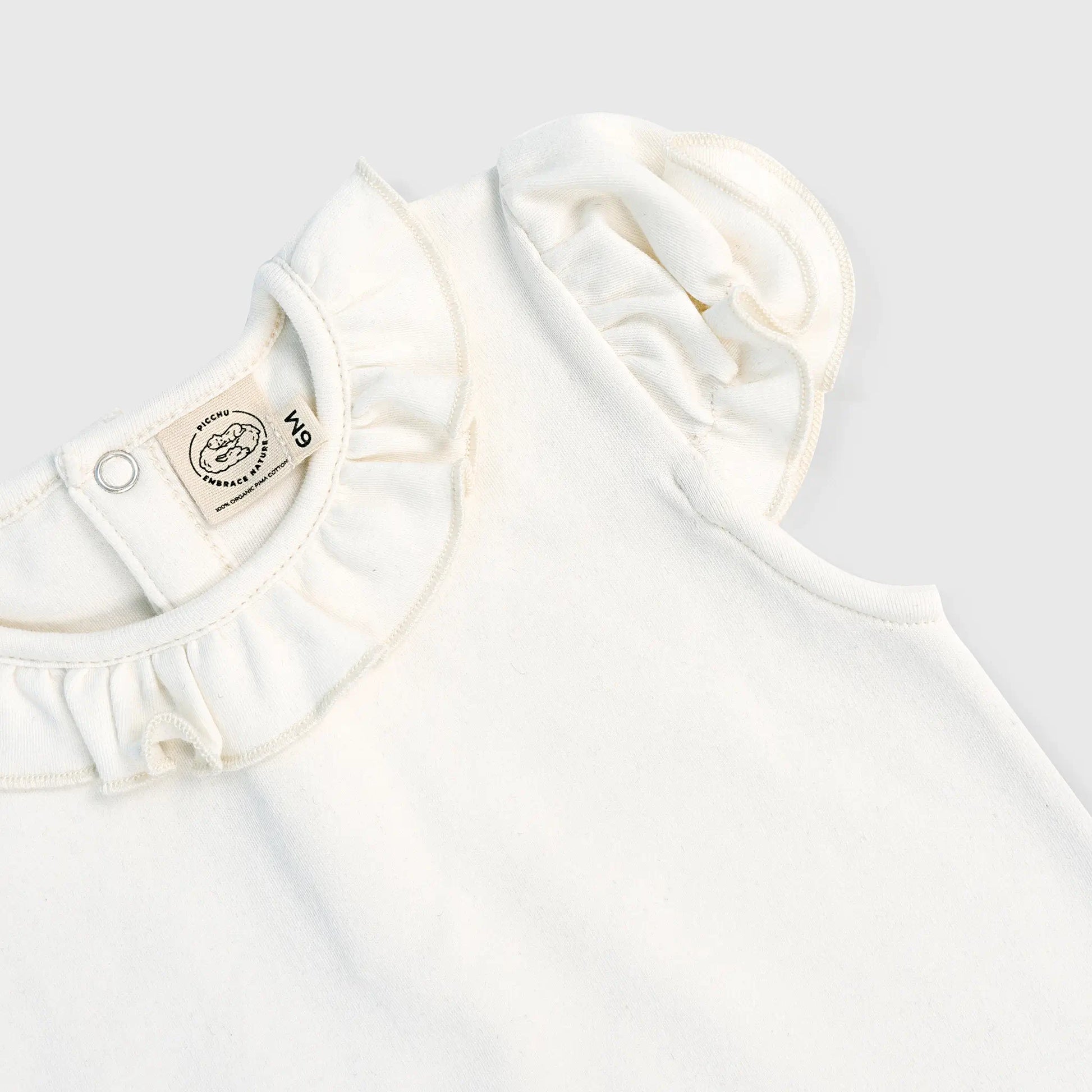 baby girl conscious romper color Undyed