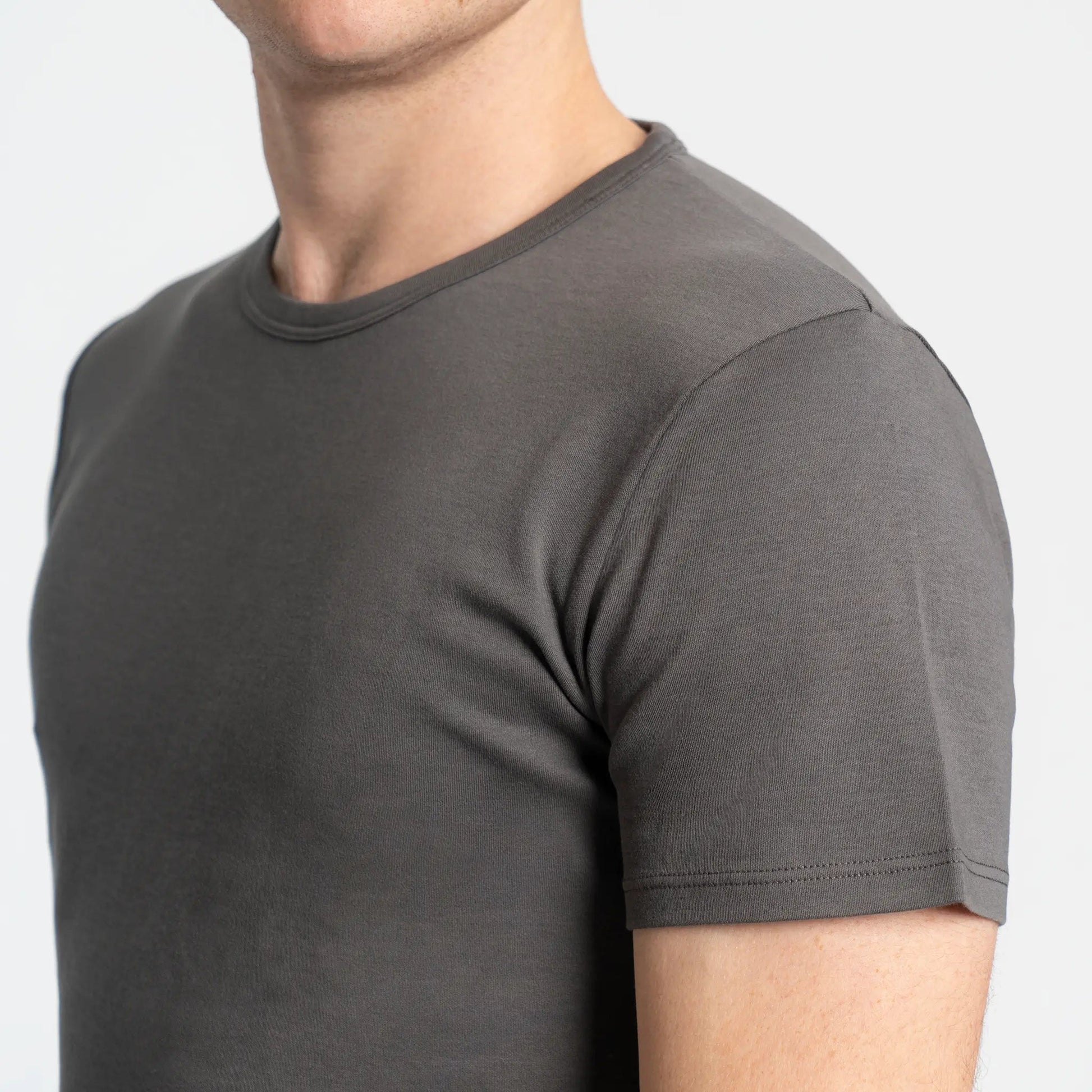 Men's Organic Pima Cotton T-Shirt color Gray