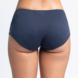 womens all natural panties color navy blue