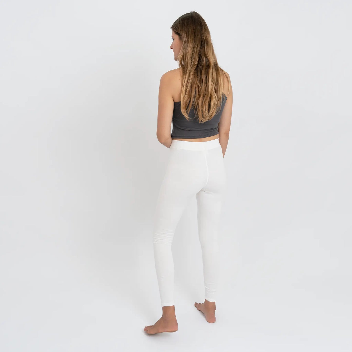 womens finest pima leggings color white