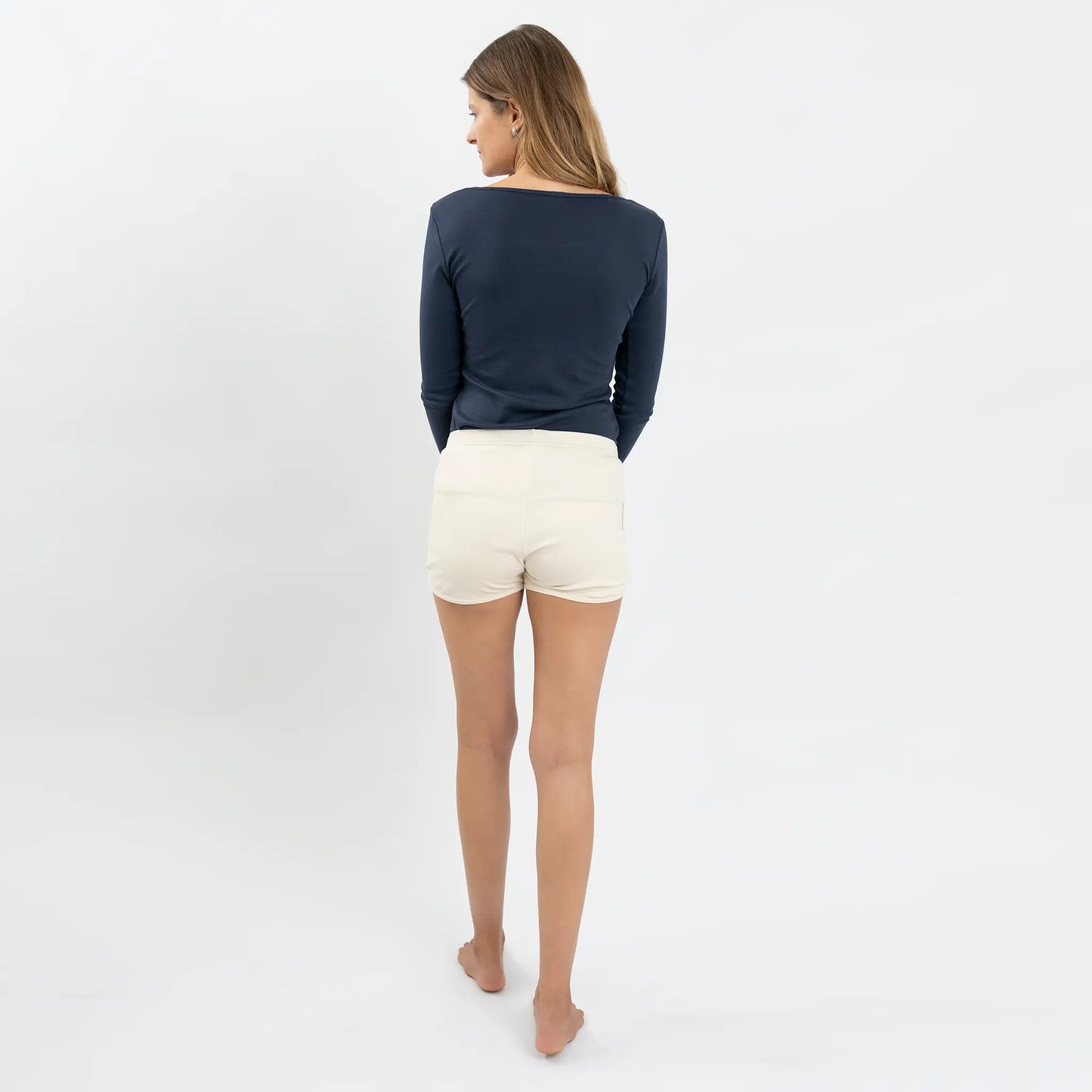 womens single origin shorts color Undyed